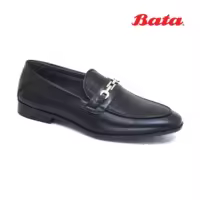 Bata Black Loafers For Men