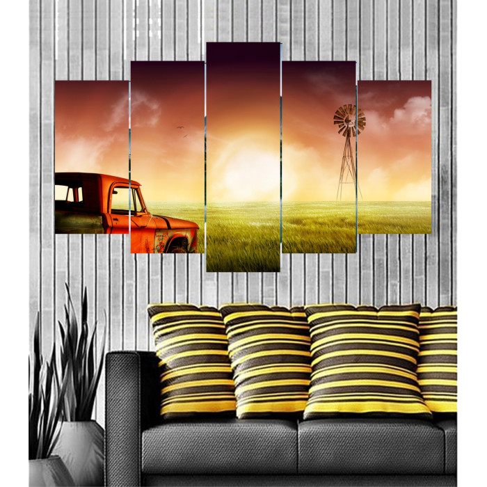 Wall Frames 5 Pieces Set Canvas - Digitally Printed Wall Canvas post-24