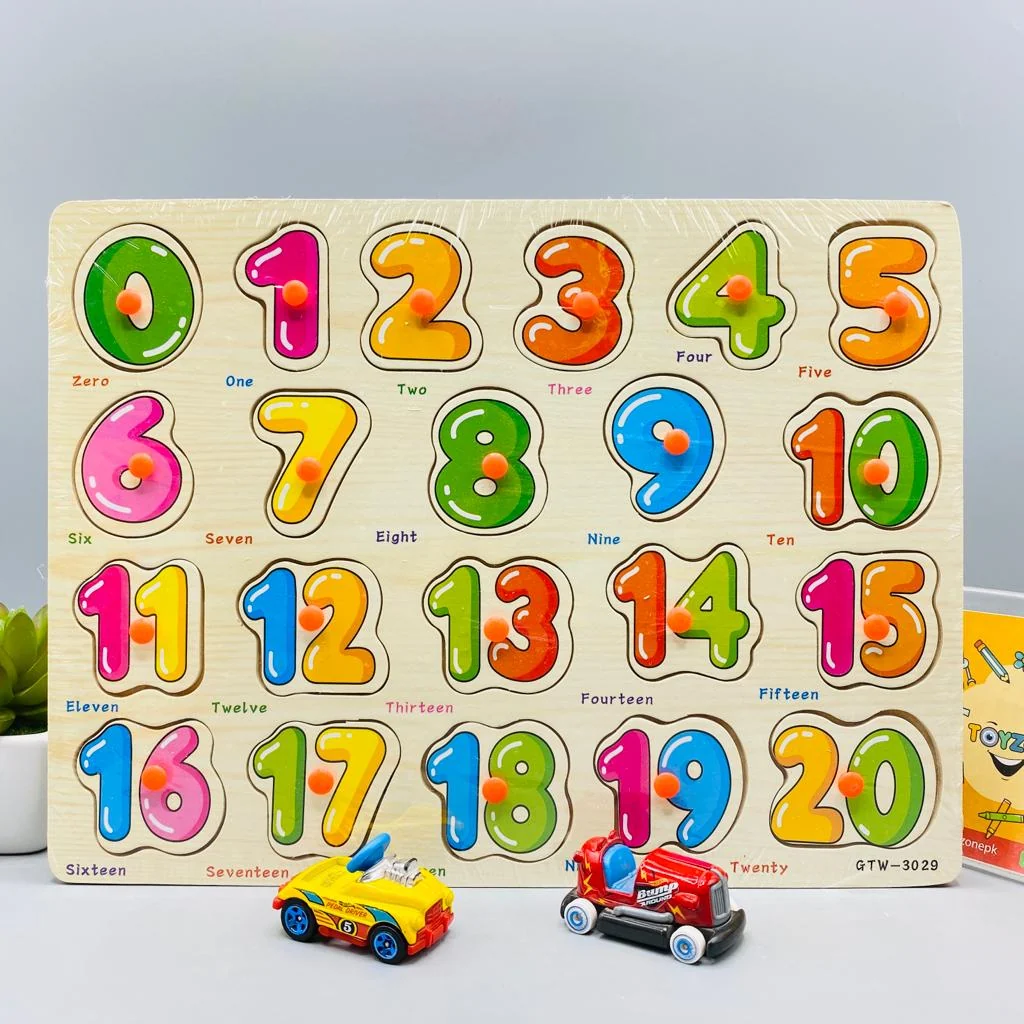 Wooden Pin Numbering Board