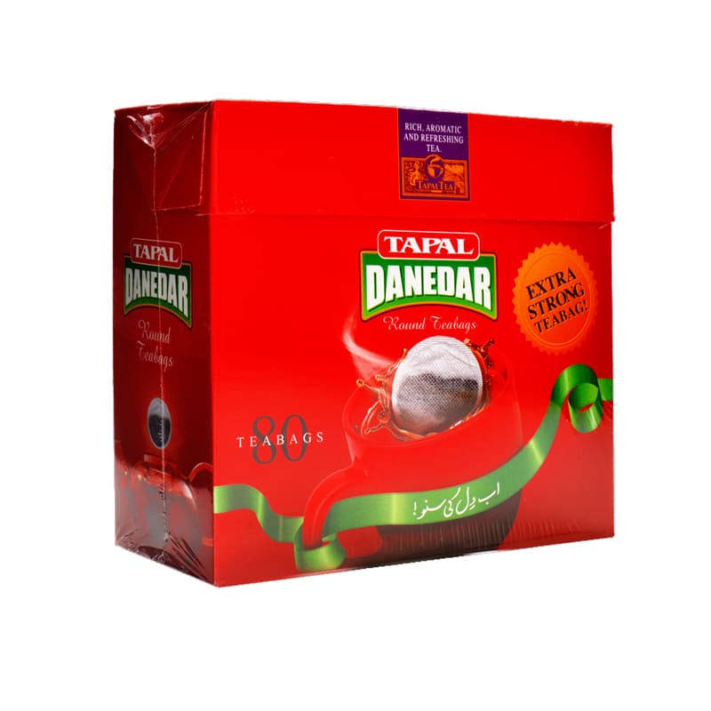 Tapal Tea Bags Danedar Round 80's