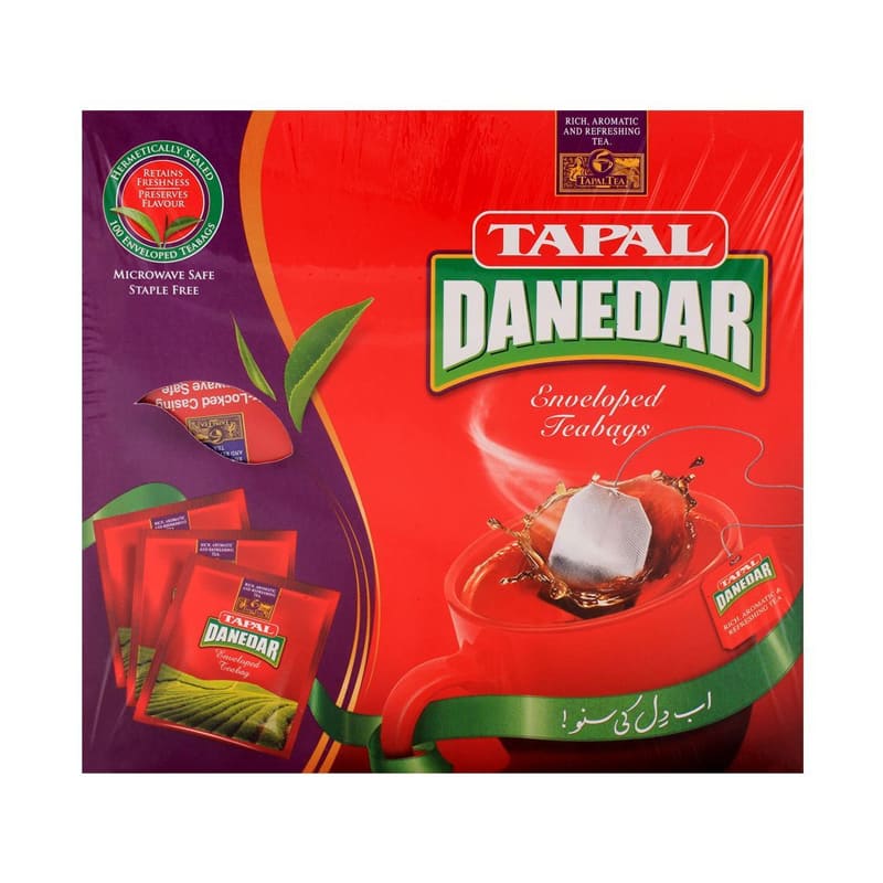 Tapal Tea Bags Danedar Envelpe Pack 100's