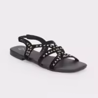 Ekisha By SERVIS Black Women Sandal For Women - Aug 2026 Arrivals