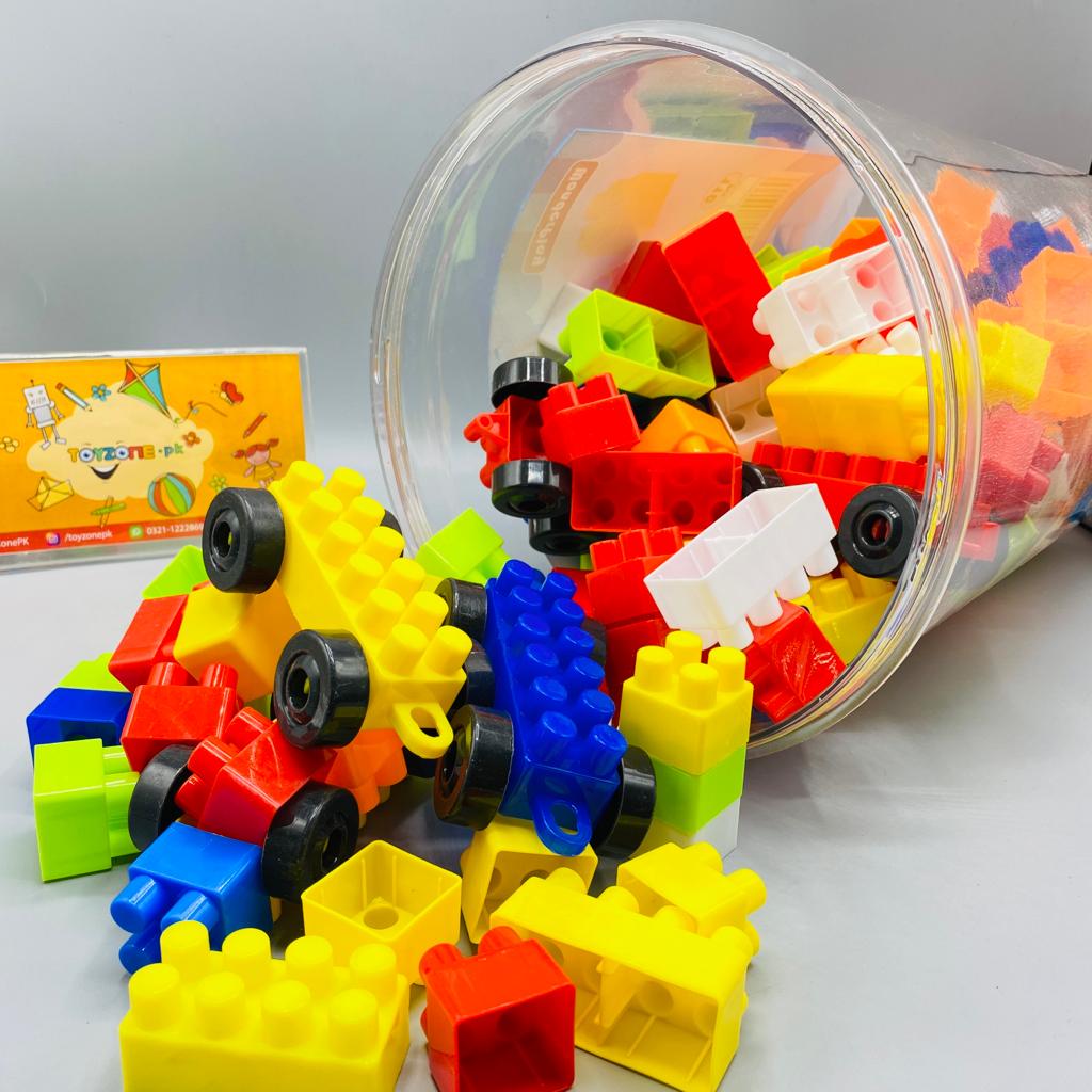 110 Pieces Train Building Blocks