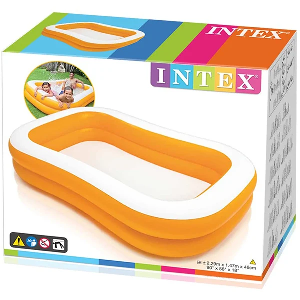 INTEX Mandarin Swim Center Family 90" x 58" x 18"