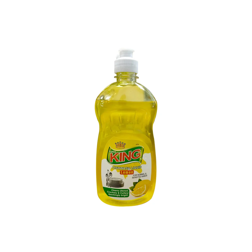 King Dishwash Liquid Lemon  For Normal & Sensitive Hand 475 ml