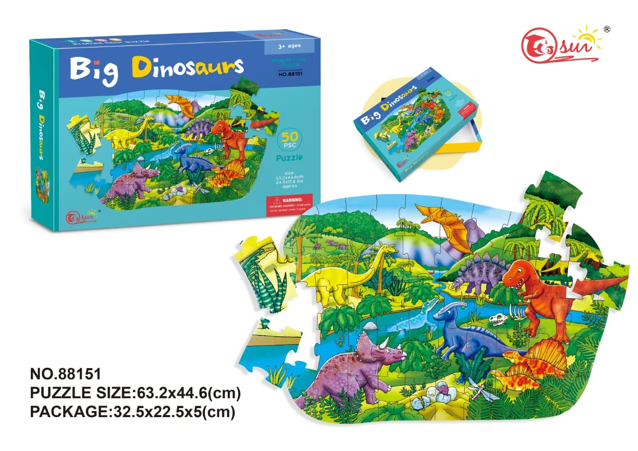 50 Pieces Big Dinosaurs Jigsaw Puzzle