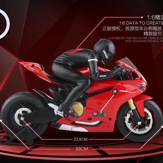 High Speed Remote Control Bike With Light And Sound