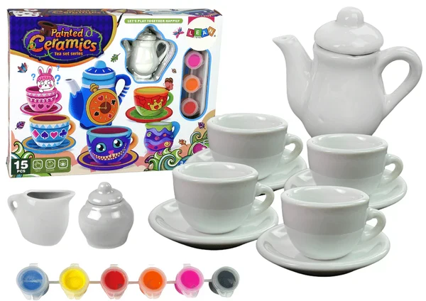 Ceramics Painted Tea Set