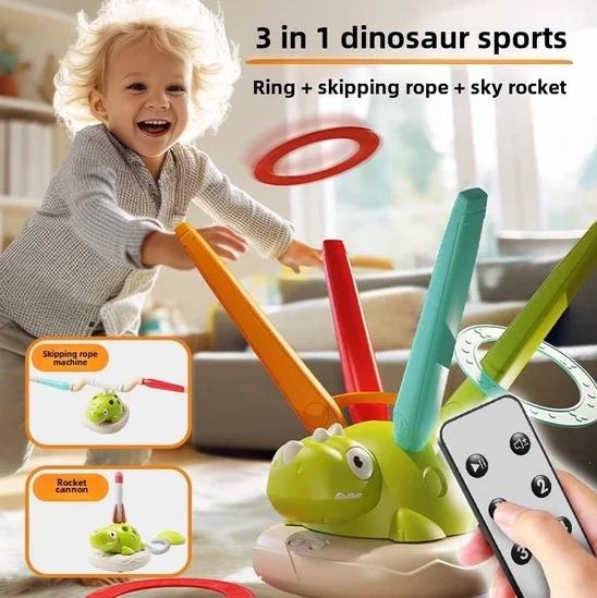 Dinosaur Launcher Sports Machine Toy Set
