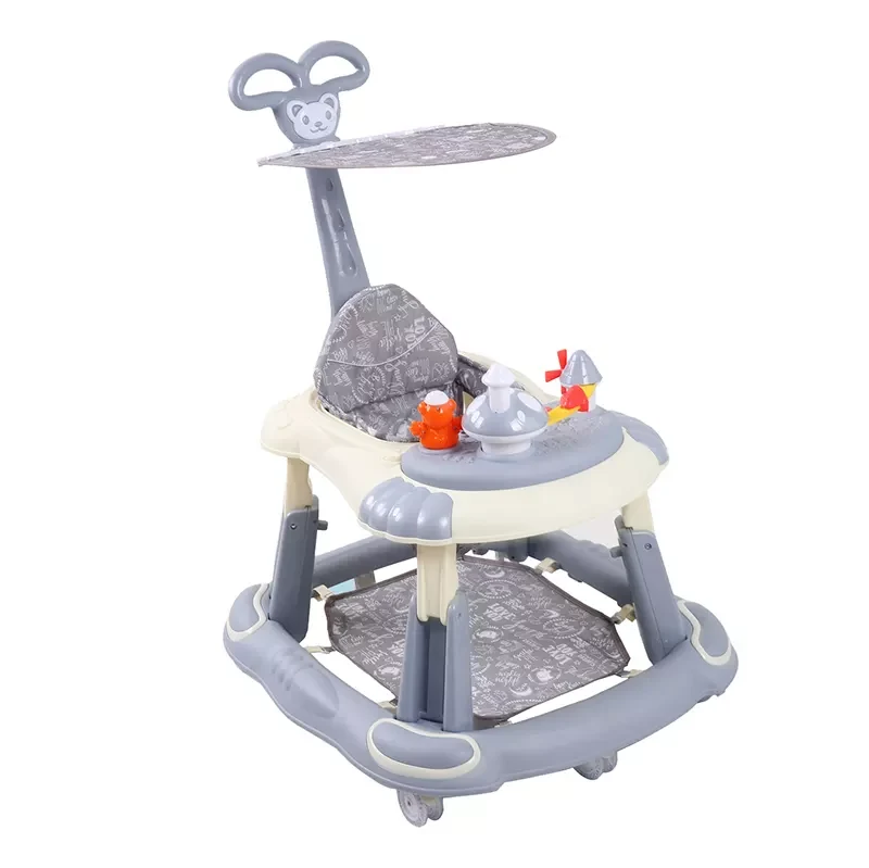 Cute Baby 2 in 1 Folding Musical Walker