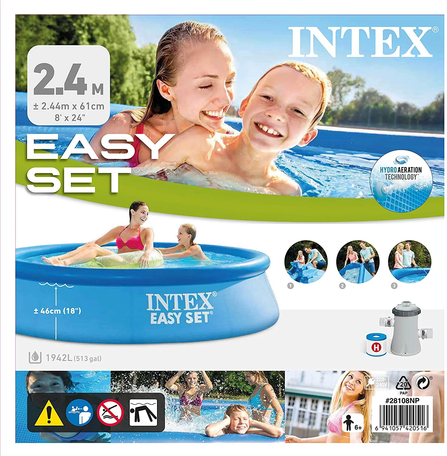 Intex Easy Set Pool With Filter Pump
