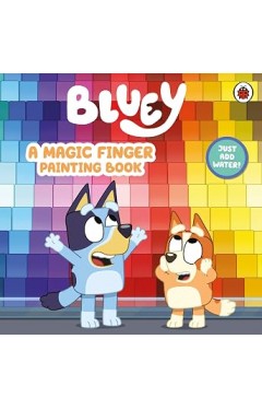 Bluey: A Magic Finger Painting Book