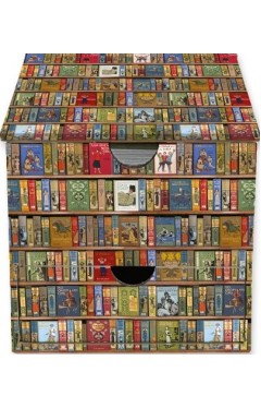 Bodleian Libraries: High Jinks Bookshelves Flame Tree Memo Box with Drawer