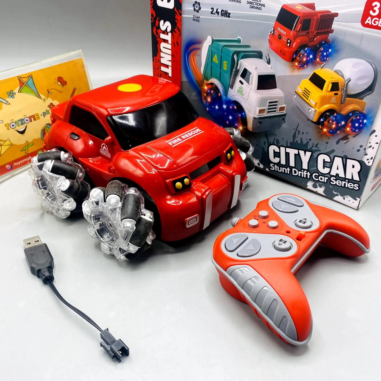 Stunt Drift City Car With Light and Sound