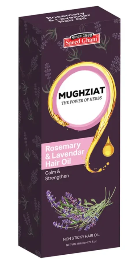 Saeed Ghani Rosemary Lavender Calm & Strengthen Hair Oil