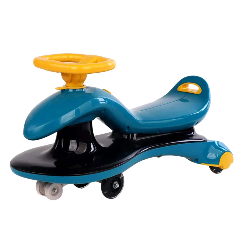Flashing Light Anti-Skid Baby Swing Car