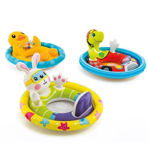 Intex Pool Rider Floats Ring Tube, Duck, Bunny & Racing Turtle -