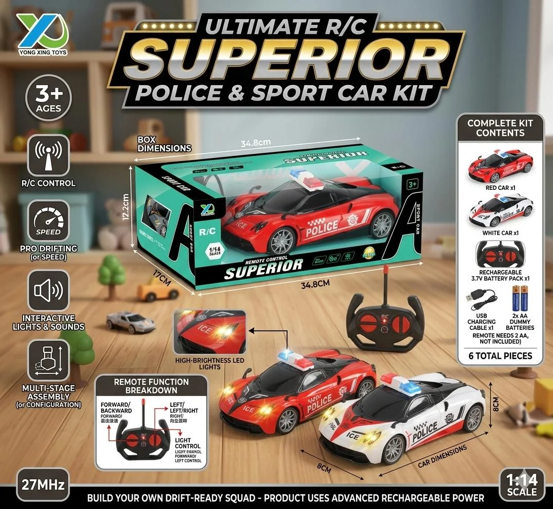 Remote Control Superior Police Sport Car