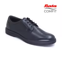 Comfit By Bata Black Formal Shoes For Men