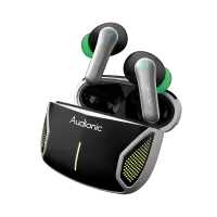 Audionic Airbud Battlebuds Prime Quad Mic | ENC Wireless Earbuds | Gaming mode Low Latency TWS Earbud With 60 Hours Playtime | IPX4 Water Proof Wireless Earphones With Voice Assistance Bluetooth Ear buds And Headphones