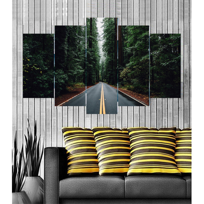 Wall Frames 5 Pieces Set Canvas - Digitally Printed Wall Canvas Frames post-13
