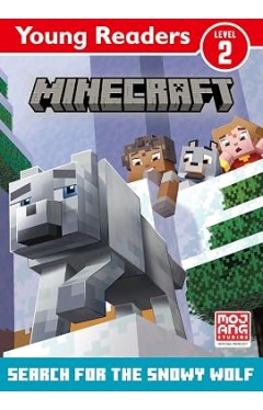 Minecraft Young Readers: Search for the Snowy Wolf