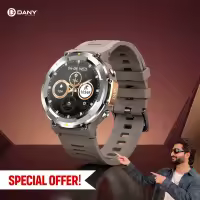 DANY D-Force Smartwatch | 1.32" HD LCD Display | Bluetooth Calling Smart Watch | Heart Rate, SpO2 & Blood Pressure Monitor | IP67 Water Resistant | Sports & Fitness Tracker | Android & iOS Compatible