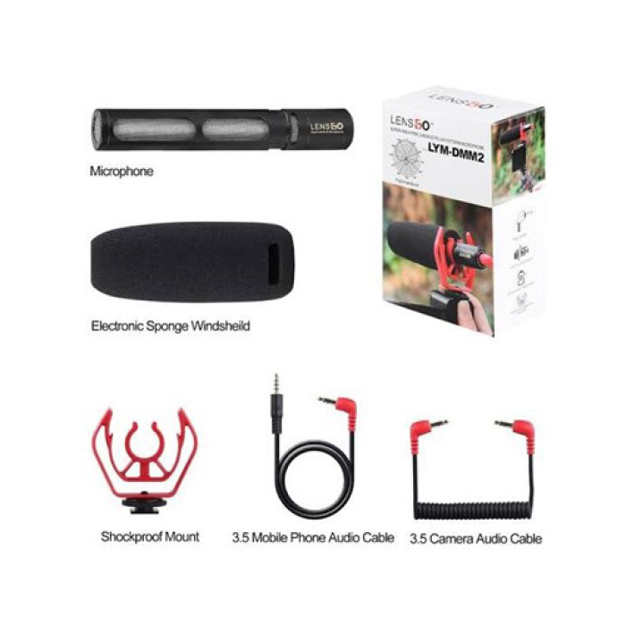 Lensgo LYM DMM2 Super Cardioid Video Recording Microphone