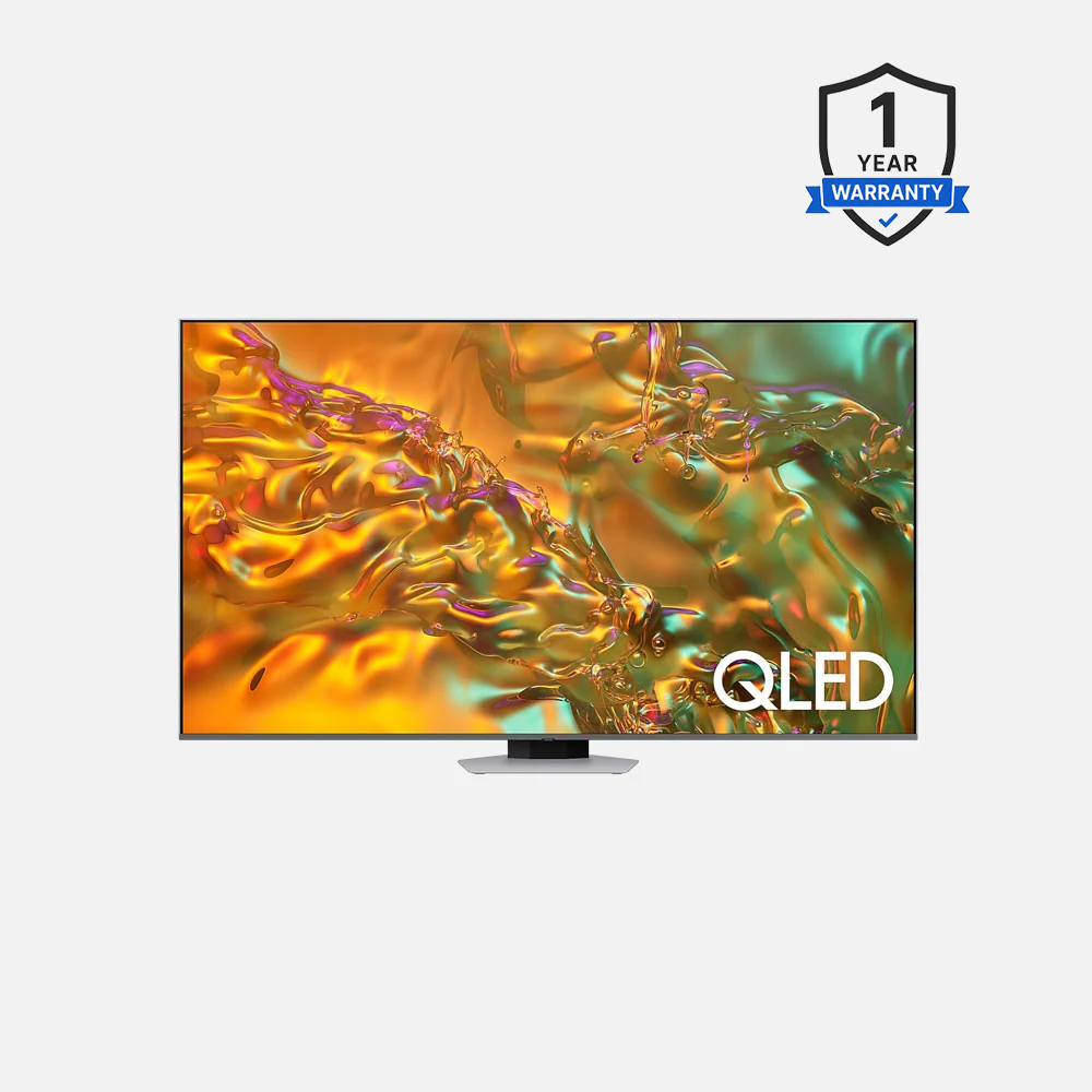 Samsung 65-Inch QLED Q80D 4K Smart TV – NQ4 AI Processor, Direct Full Array, Quantum HDR+, Dolby Atmos, Motion Xcelerator 120Hz, 1-Year Warranty