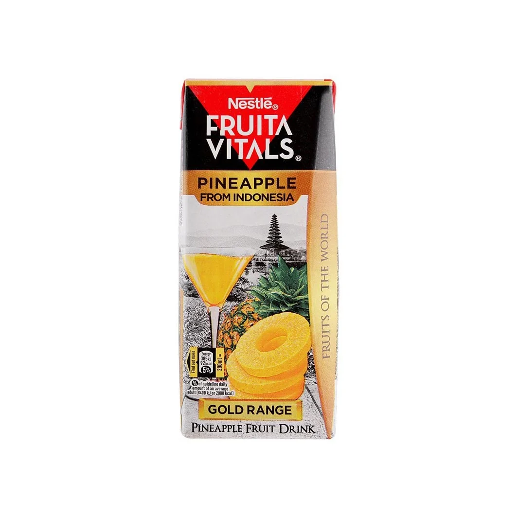Nestle Fruita Vitals Pineapple Gold Fruit Drink 200 ml