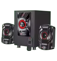 Audionic Roar 70 2.1 Channel Bluetooth Speaker | 20W RMS Sound | 4” Subwoofer | USB, SD Card, AUX | FM Radio | Remote Control | LED Display | Home Audio Speaker