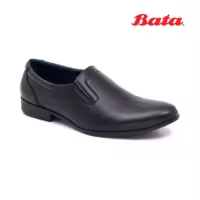Bata Black Loafers For Men