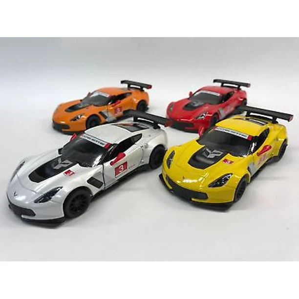 Kinsmart Chevy Chevrolet Corvette C7 R Diecast Model Toy Car 1:36