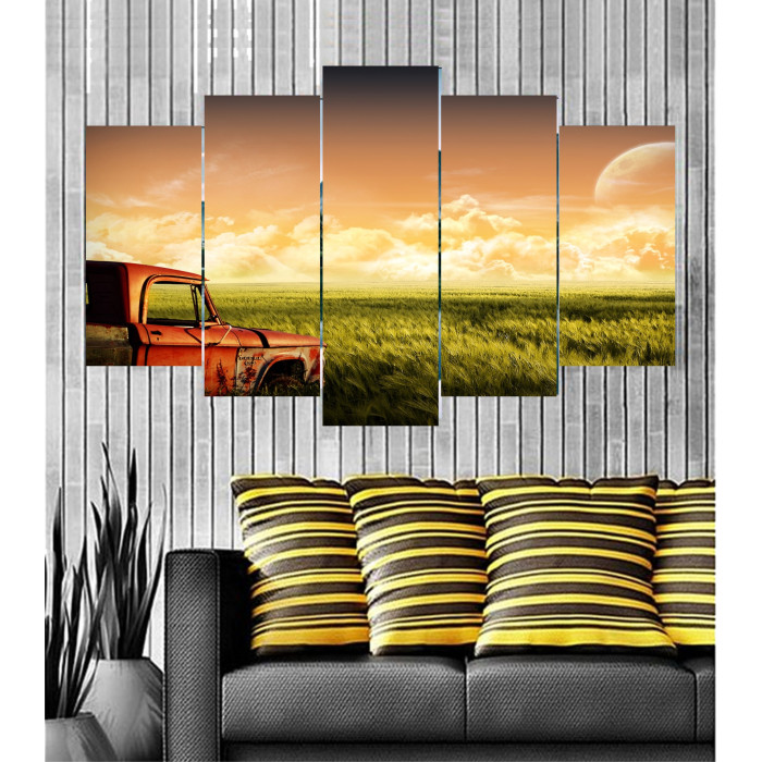 Wall Frames 5 Pieces Set Canvas - Digitally Printed Wall Canvas post-22