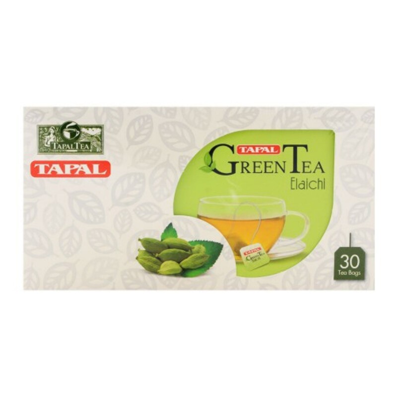 Tapal Green Tea Bags Elaichi 30's