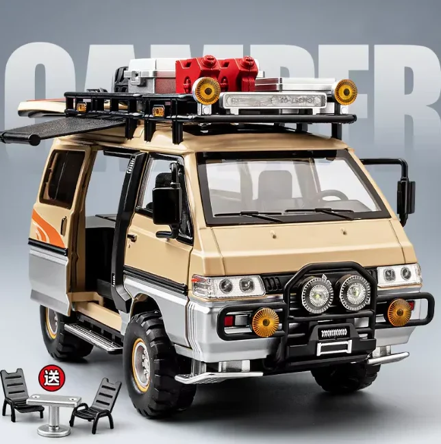 1:24 Diecast Mitsubishi Delica Camping Van