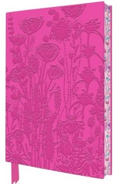Pink Garden House Artisan Art Pocket Notebook