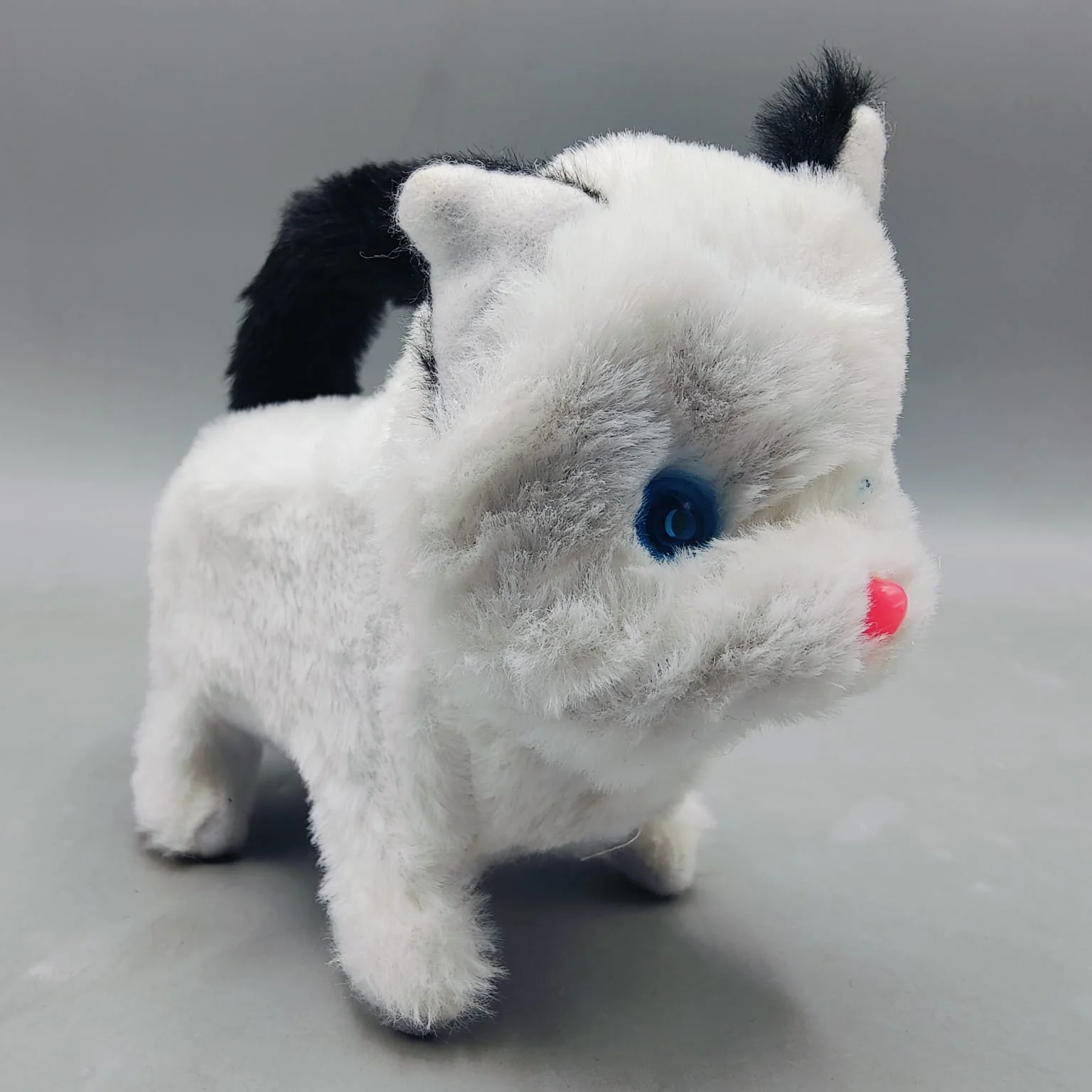 Light and Sound Walking Cat Stuff Toy