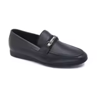 Bata Black Loafers For Men