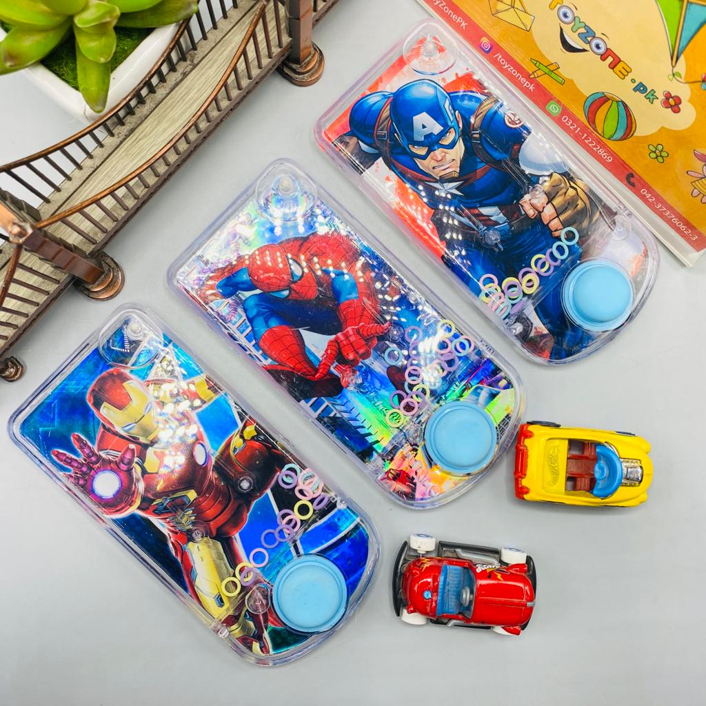 Avengers Console Handheld Water Ring Toss Game Assortment