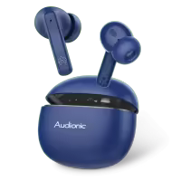 Audionic  Airbud Signature S680 Quad Mic, ENC Wireless Earbuds, Gaming mode Low Latency TWS Earbud With 40 Hours Playtime, IPx4 Water Proof Wireless Earphones With Voice Asistance Bluetooth Ear buds And Headphones
