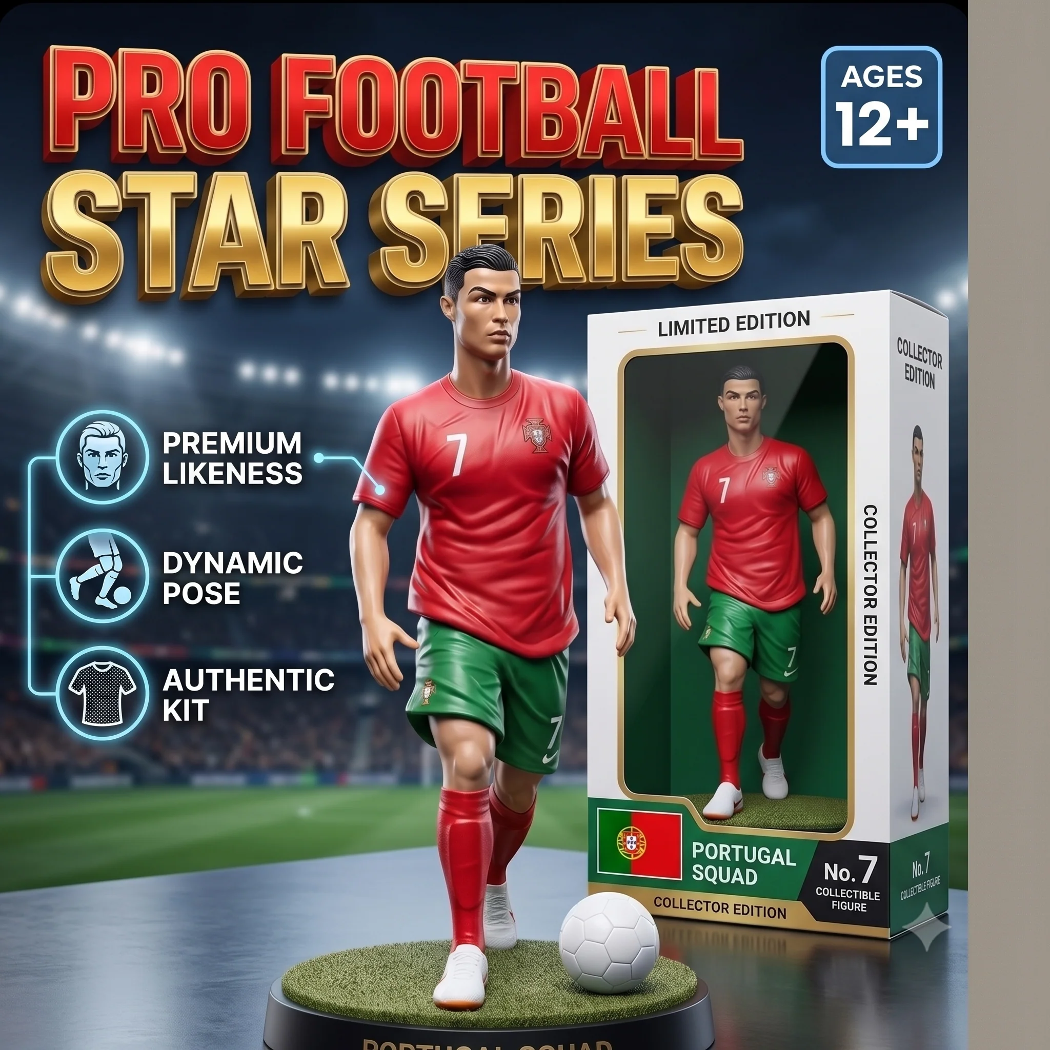 World Famous Soccer Stars In Action