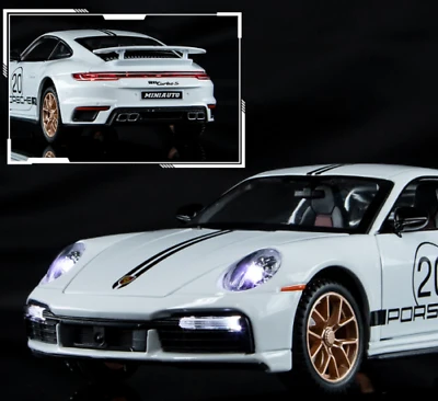 Diecast Porsche 911 Turbo S Car 1:24 Scale