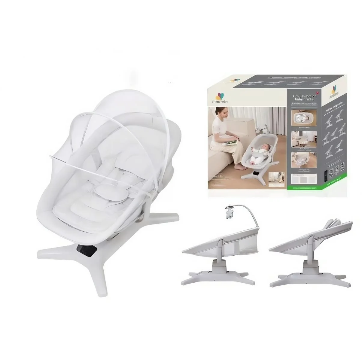 Mastela X Multi Motion Baby Cradle & Swing