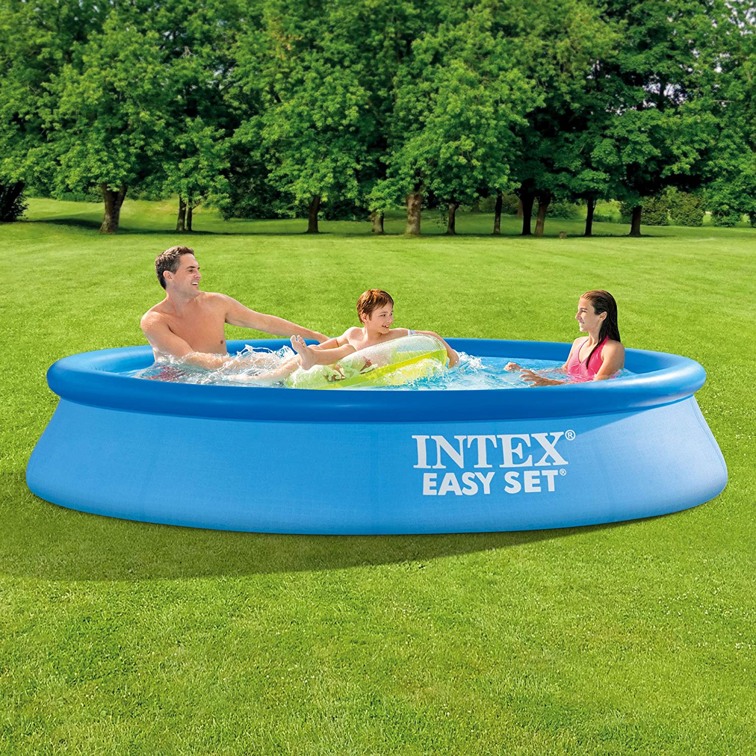 Intex Easy Set Inflatable Puncture Resistant Pool