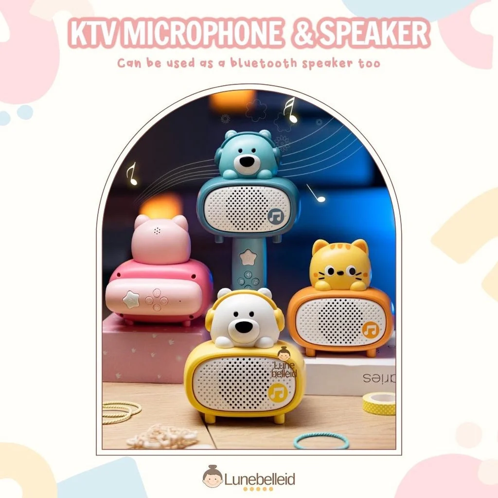 Cartoon Magnetic Wireless Microphone & Speaker