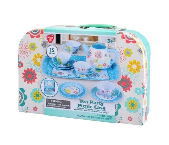 15 Pieces PlayGo Tea Party Picnic Case