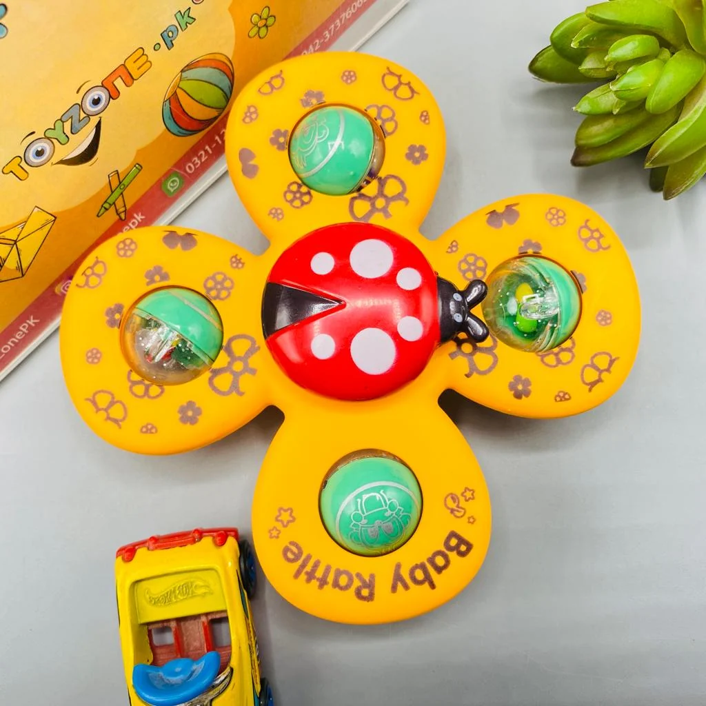 New Born Baby Rattle Spinners - 3 Pcs