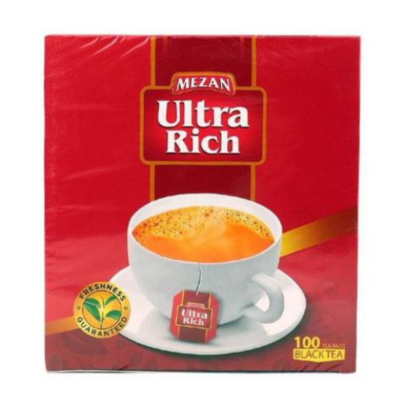 Mezan Tea Black Ultra Rich Tea Bags 100's