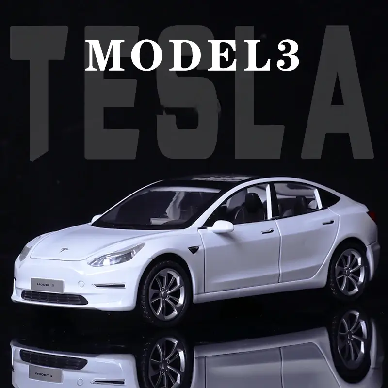 Diecast Tesla Model 3 1:24 Scale
